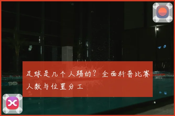 足球是几个人踢的?全面科普比赛人数与位置分工